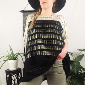 Ace & Jig Nile Metallic Poncho Tunic